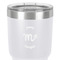 Zodiac Constellations 30 oz Stainless Steel Ringneck Tumbler - White - Close Up