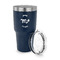 Zodiac Constellations 30 oz Stainless Steel Ringneck Tumblers - Navy - LID OFF