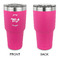 Zodiac Constellations 30 oz Stainless Steel Ringneck Tumblers - Pink - Single Sided - APPROVAL