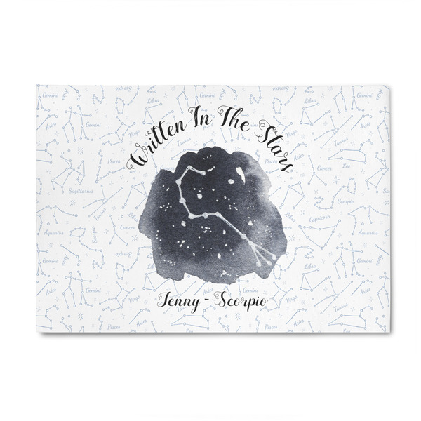 Custom Zodiac Constellations 4' x 6' Indoor Area Rug (Personalized)