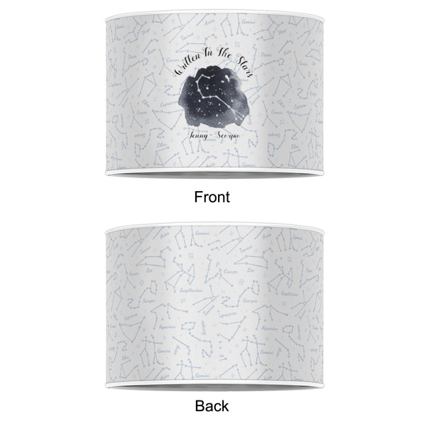Zodiac Constellations 8" Drum Lampshade - APPROVAL (Poly Film)