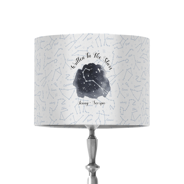 Custom Zodiac Constellations 8" Drum Lamp Shade - Fabric (Personalized)