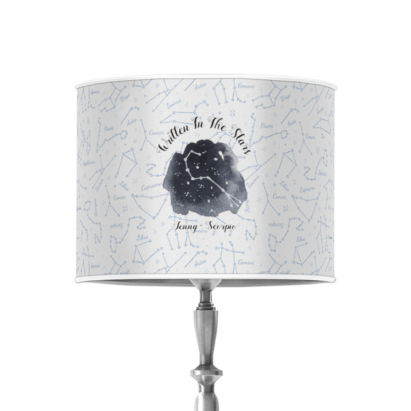 Custom Zodiac Constellations 8" Drum Lamp Shade - Poly-film (Personalized)