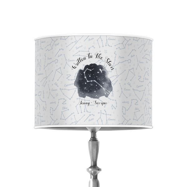 Zodiac Constellations 8" Drum Lampshade - ON STAND (Poly Film)