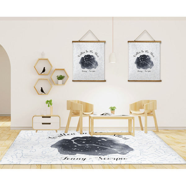 Zodiac Constellations 8'x10' Indoor Area Rugs - IN CONTEXT
