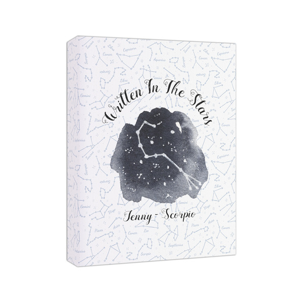 Zodiac Constellations 8x10 - Canvas Print - Angled View
