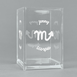Zodiac Constellations Acrylic Pen Holder (Personalized)