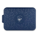 Zodiac Constellations Aluminum Baking Pan with Navy Lid (Personalized)