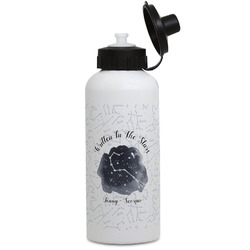 Zodiac Constellations Water Bottles - Aluminum - 20 oz - White (Personalized)