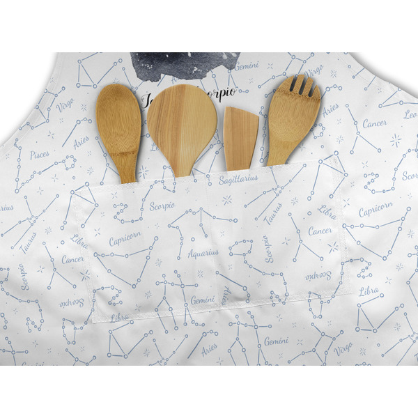 Zodiac Constellations Apron - Pocket Detail with Props