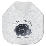Zodiac Constellations Jersey Knit Baby Bib w/ Name or Text
