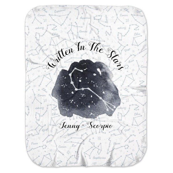 Custom Zodiac Constellations Baby Swaddling Blanket (Personalized)
