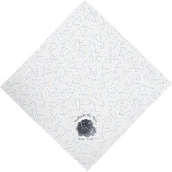 Zodiac Constellations Dog Bandana Scarf w/ Name or Text
