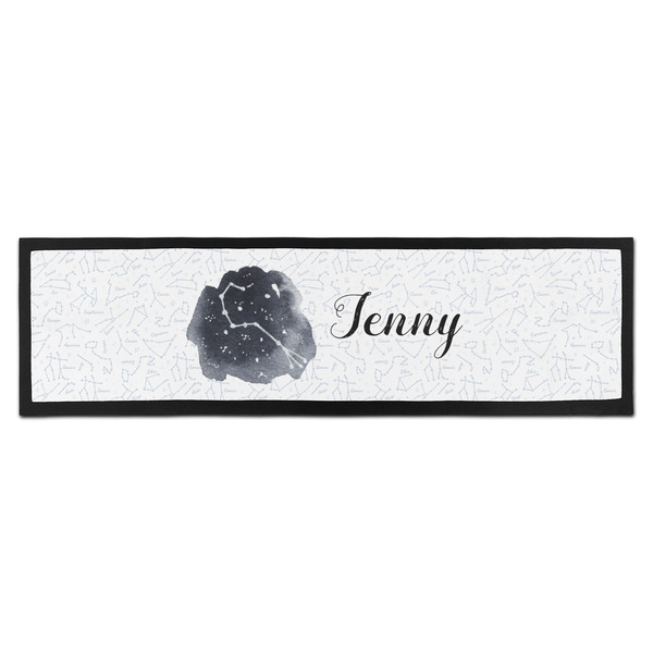 Custom Zodiac Constellations Bar Mat (Personalized)