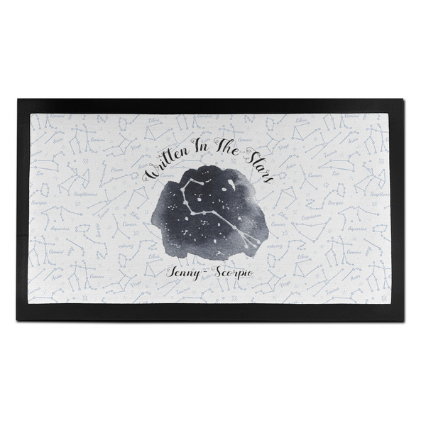Custom Zodiac Constellations Bar Mat - Small (Personalized)