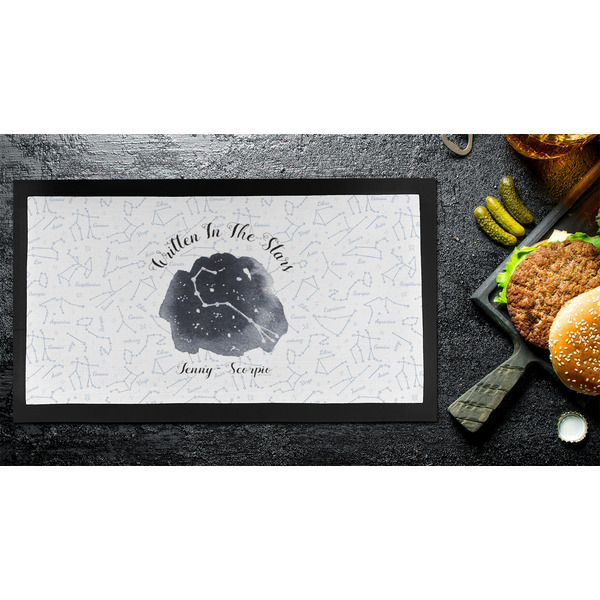 Zodiac Constellations Bar Mat - Small - LIFESTYLE