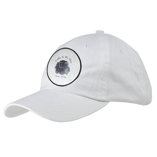 Custom Zodiac Constellations Baseball Cap - White (Personalized)