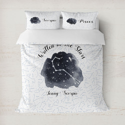 Zodiac Constellations Duvet Cover (Personalized)