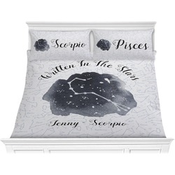 Zodiac Constellations Comforter Set - King (Personalized)