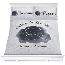 Zodiac Constellations Comforter Set - Full / Queen (Personalized)