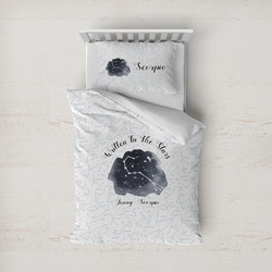 Zodiac Constellations Duvet Cover Set - Twin (Personalized)