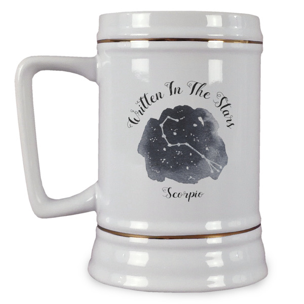 Custom Zodiac Constellations Beer Stein (Personalized)