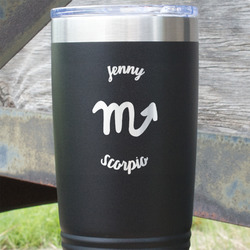 Zodiac Constellations 20 oz Stainless Steel Tumbler (Personalized)