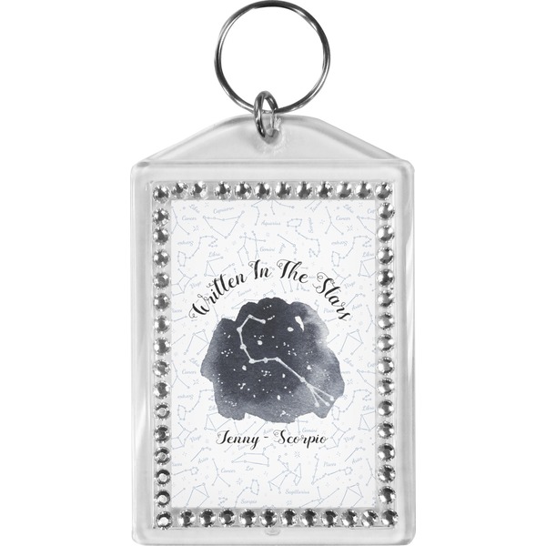 Custom Zodiac Constellations Bling Keychain (Personalized)