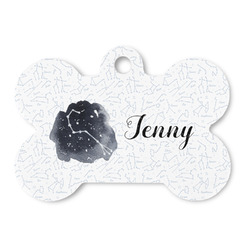 Zodiac Constellations Bone Shaped Dog ID Tag (Personalized)