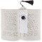 Zodiac Constellations Bookmark with tassel - In book