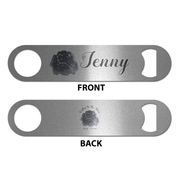 Zodiac Constellations Bottle Opener - Front & Back