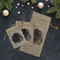Zodiac Constellations Burlap Gift Bags - LIFESTYLE (Flat lay)