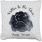 Zodiac Constellations Burlap Pillow 24"