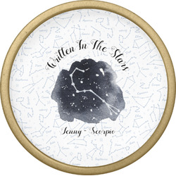 Zodiac Constellations Cabinet Knob - Gold (Personalized)