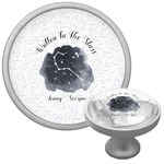 Zodiac Constellations Cabinet Knob (Silver) (Personalized)