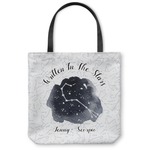 Zodiac Constellations Canvas Tote Bag - Small - 13"x13" (Personalized)