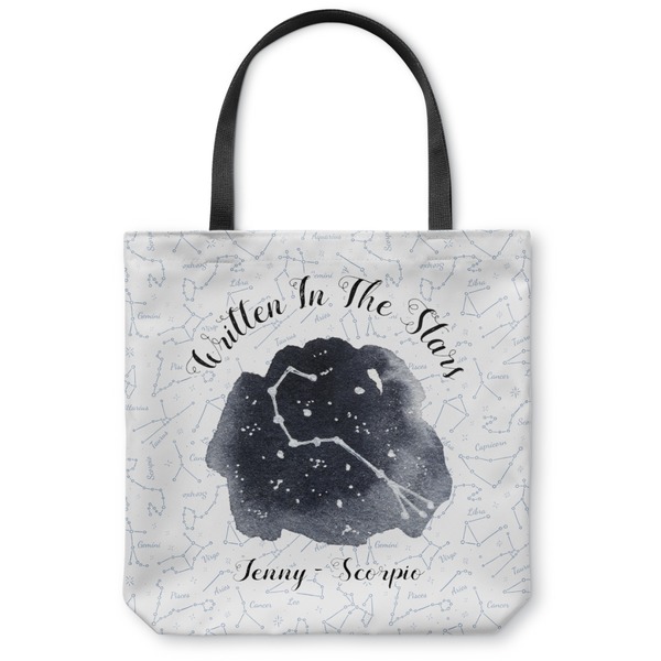 Custom Zodiac Constellations Canvas Tote Bag (Personalized)