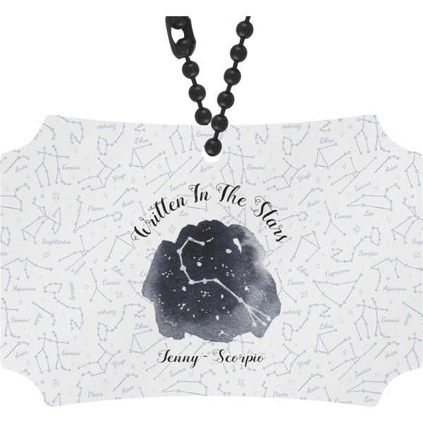 Custom Zodiac Constellations Rear View Mirror Ornament (Personalized)