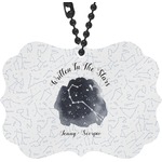 Zodiac Constellations Rear View Mirror Charm (Personalized)