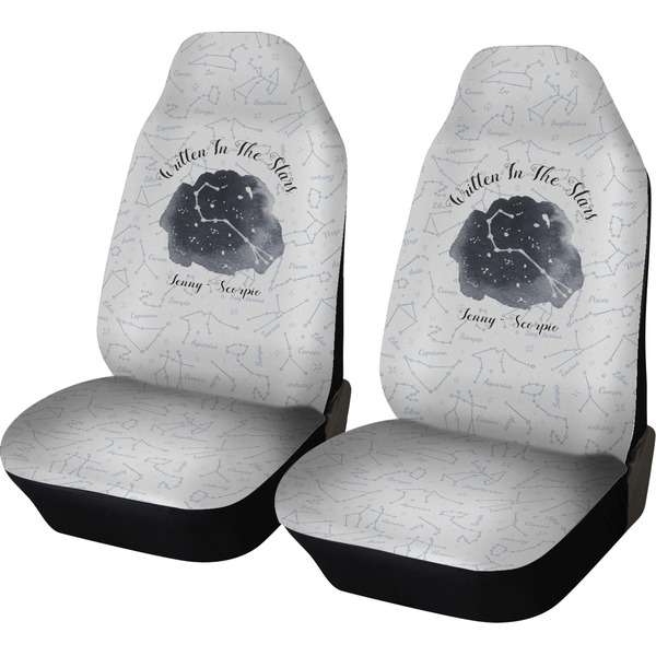 Custom Zodiac Constellations Car Seat Covers (Set of Two) (Personalized)