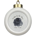 Zodiac Constellations Ceramic Ball Ornament (Personalized)