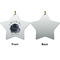 Zodiac Constellations Ceramic Flat Ornament - Star Front & Back (APPROVAL)
