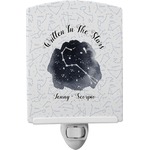 Zodiac Constellations Ceramic Night Light (Personalized)