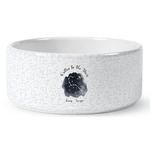 Zodiac Constellations Ceramic Dog Bowl (Personalized)