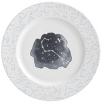 Zodiac Constellations Ceramic Dinner Plates (Set of 4) (Personalized)