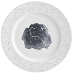 Zodiac Constellations Ceramic Dinner Plates (Set of 4) (Personalized)