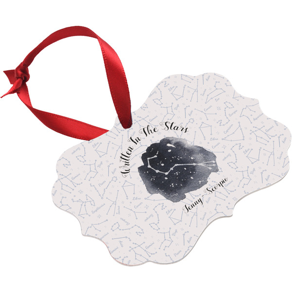 Zodiac Constellations Christmas Ornament (Angle View)