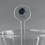 Zodiac Constellations 5.5" Round Plastic Stir Sticks - Clear (Personalized)
