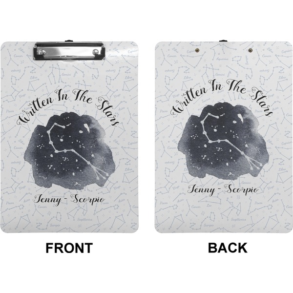 Zodiac Constellations Clipboard (Letter) (Front + Back)