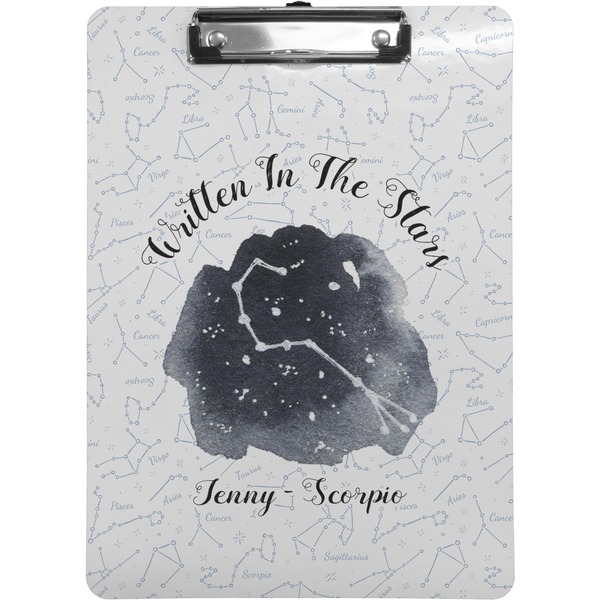 Custom Zodiac Constellations Clipboard (Personalized)